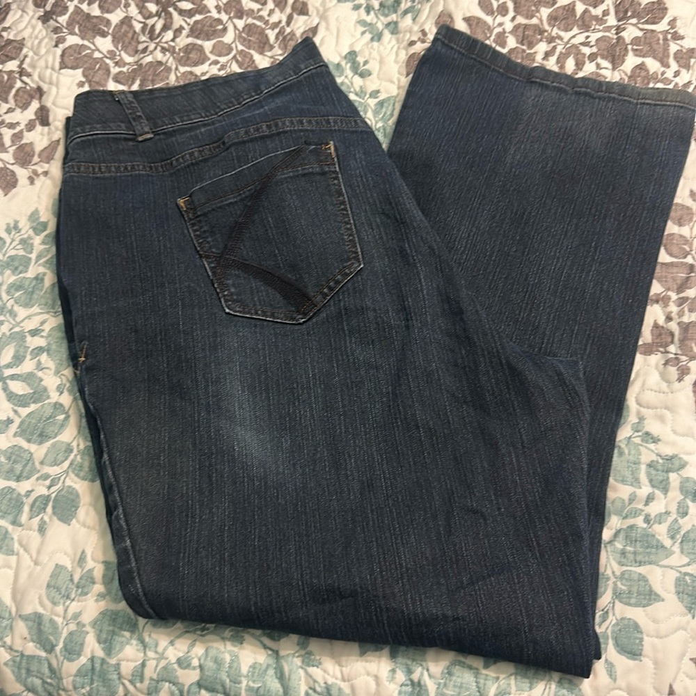 Lane Bryant Tighter Tummy Bootcut Jeans! Super cute!